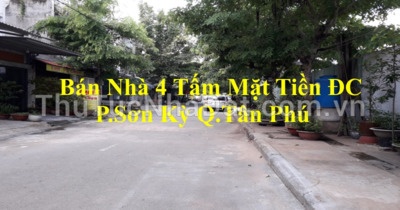 Bán Nhà Mặt Tiền DC 1 P.Sơn Kỳ Q.Tân Phú gần AEON Tân Phú