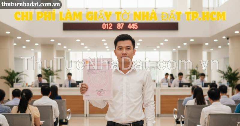 Chi phí dịch vụ giấy tờ nhà đất TP.HCM bao nhiêu? Những yếu tố cần biết