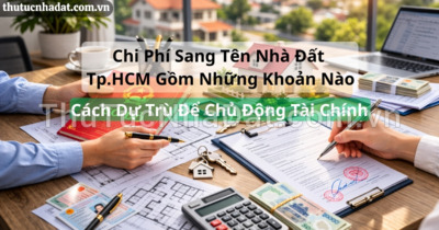 Chi Phí Sang Tên Nhà Đất TP.HCM Gồm Những Khoản Nào? Cách Dự Trù Để Chủ Động Tài Chính