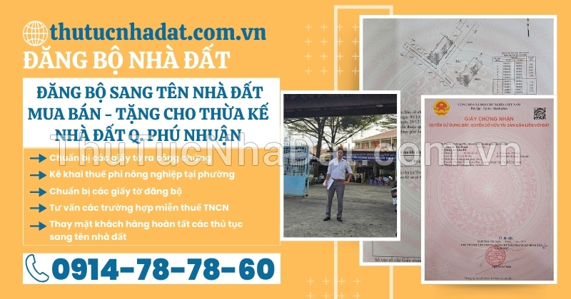 Đăng Bộ Nhà Đất Quận Phú Nhuận
