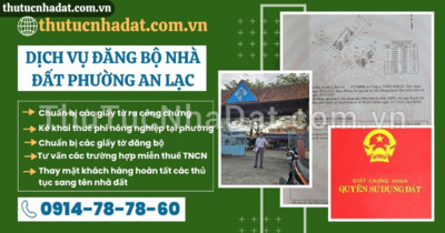 Dịch Vụ Đăng Bộ Nhà Đất Phường An Lạc