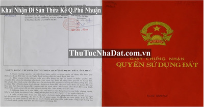 Dịch Vụ Khai Nhận Di Sản Thừa Kế Quận Phú Nhuận