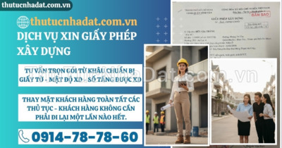 Dịch Vụ Xin Giấy Phép Xây Dựng Nhà Đất Quận Bình Tân
