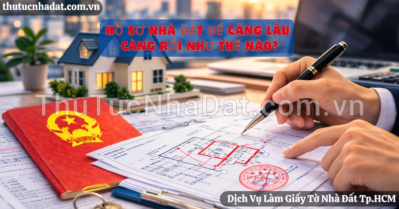 Hồ sơ nhà đất càng để lâu càng dễ rối như thế nào?