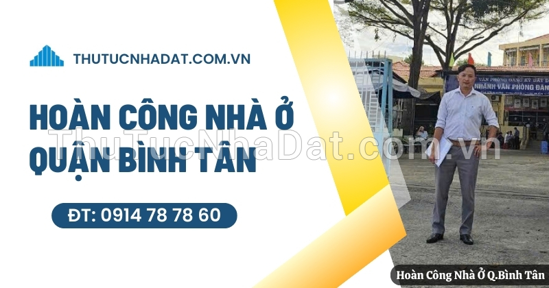 Hoàn công nhà ở quận Bình Tân