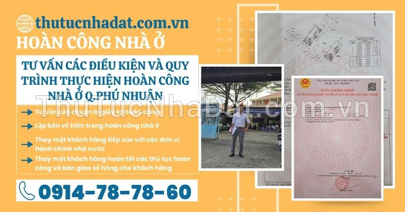 Hoàn Công Nhà Ở Quận Phú Nhuận