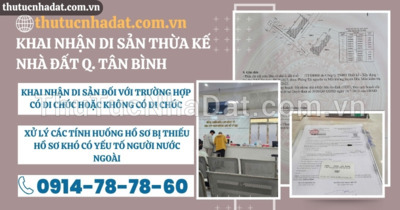 Khai Nhận Di Sản Thừa Kế Quận Tân Bình