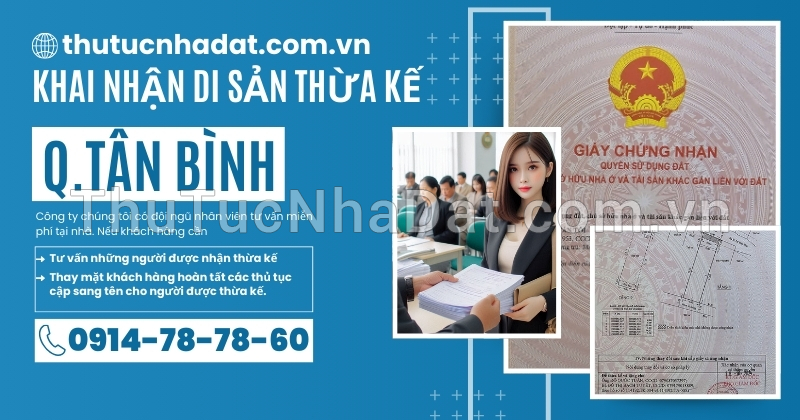 Khai Nhận Di Sản Thừa Kế Quận Tân Bình