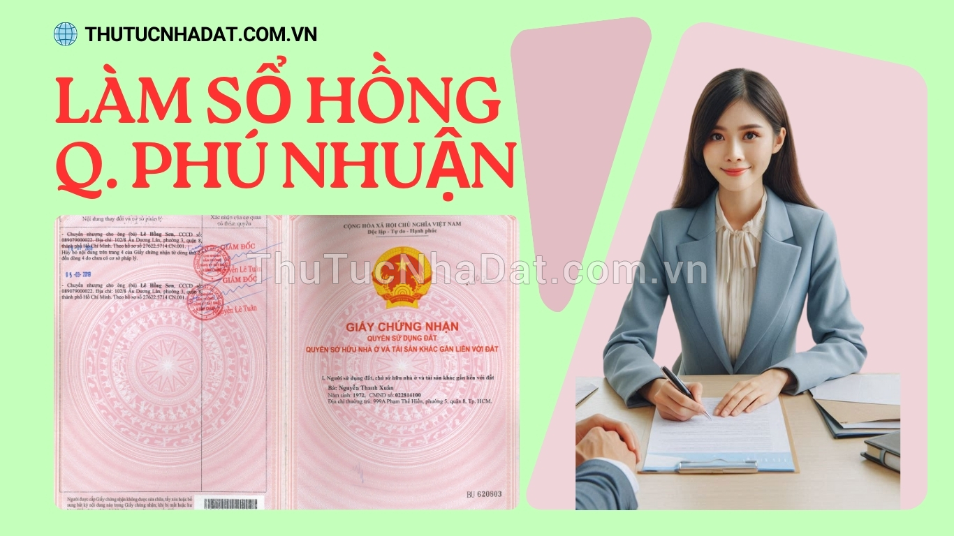Làm Sổ Hồng Quận Phú Nhuận