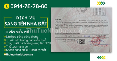Sang Tên Nhà Đất