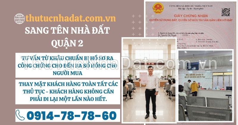Sang Tên Nhà Đất Quận 2