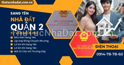 Sang Tên Nhà Đất Quận 2