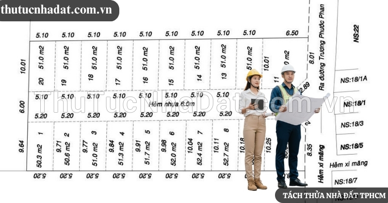 Tách thửa nhà đất tại TP.HCM cần điều kiện gì? Cách kiểm tra trước khi làm hồ sơ