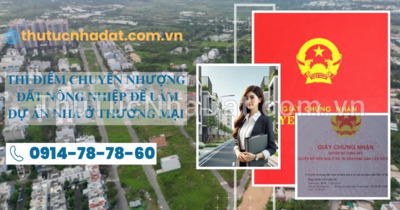 Thí Điểm Chuyển Nhượng Đất Nông Nghiệp Để Làm Dự Án Nhà Ở Thương Mại