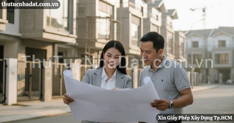 Xin giấy phép xây dựng nhà ở tại TP.HCM: Cần chuẩn bị gì để hồ sơ thuận lợi hơn?