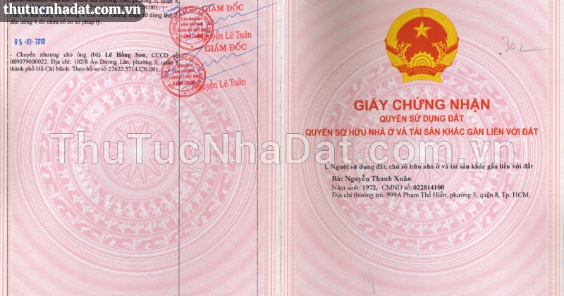 sổ hồng cần có khi xin giấy phép xây dựng quận tân bình