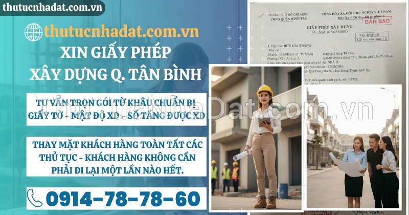 Xin Giấy Phép Xây Dựng Quận Tân Bình