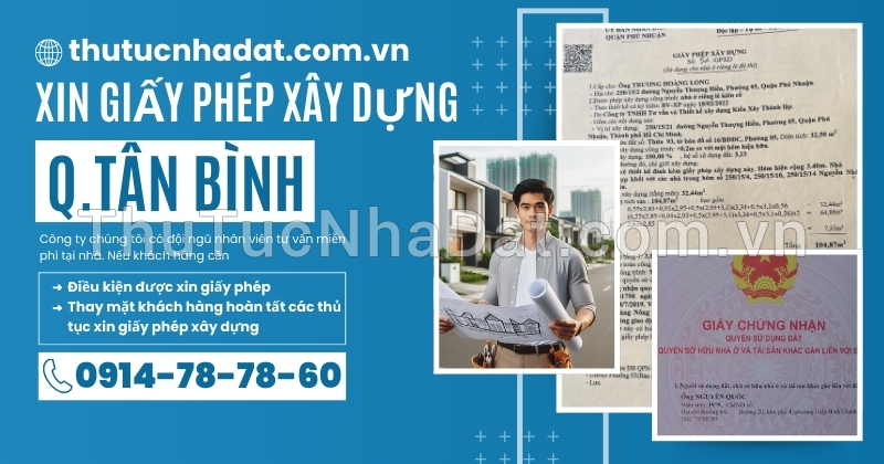 Xin Giấy Phép Xây Dựng Quận Tân Bình