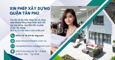 Xin Giấy Phép Xây Dựng Quận Tân Phú